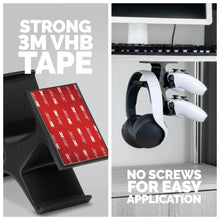 Load image into Gallery viewer, THE TREO - UNDER DESK DUAL HANGER - TECHPULSE
