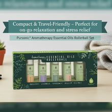 Load image into Gallery viewer, Aromatherapy Essential Oils Rollerballs (Bergamot, Lavender, Peppermint, Rosehip, Tea Tree) - Horizon Global Essentials
